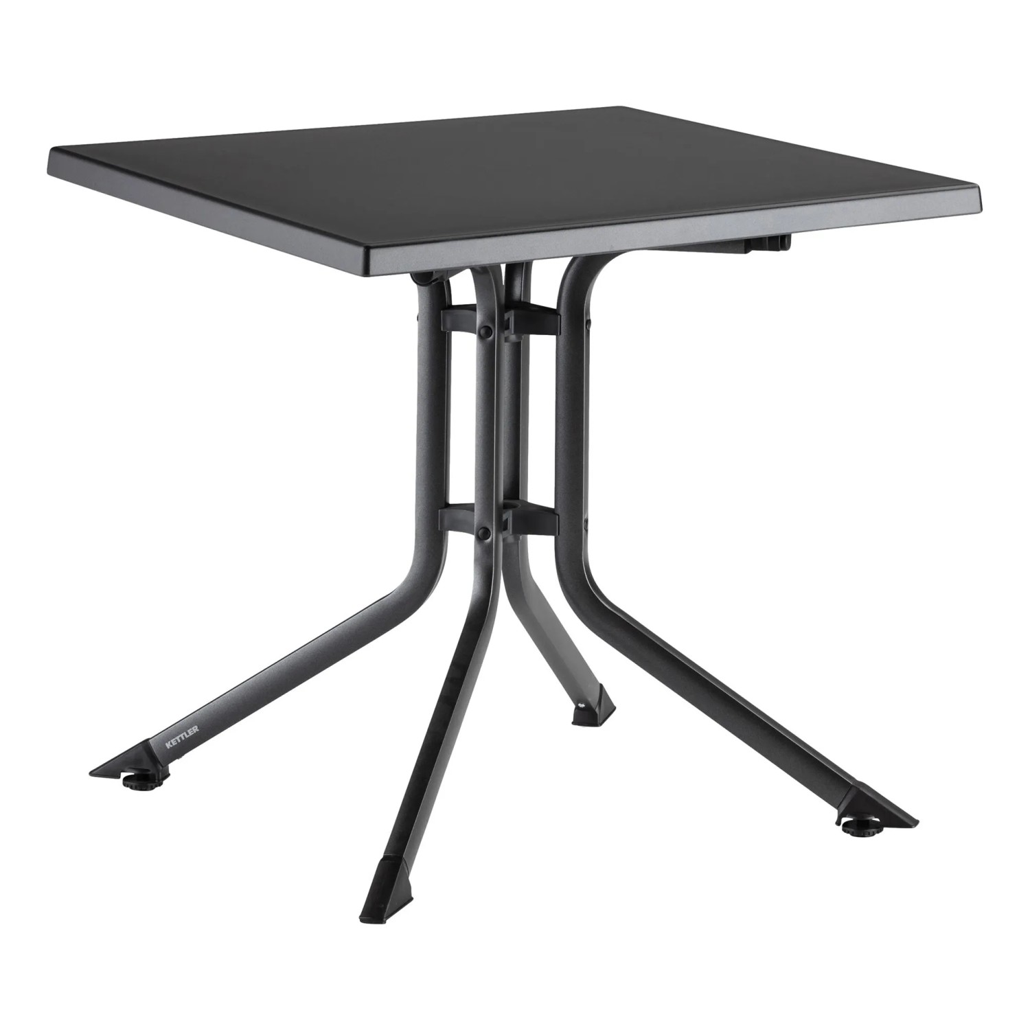 Kettler Klapptisch Kunststoff Anthrazit 70 cm x 70 cm