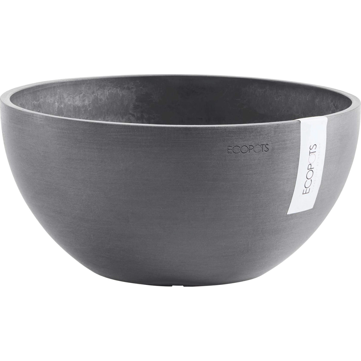 Ecopots Pflanzschale Brüssel Ø 30 cm Grau günstig online kaufen