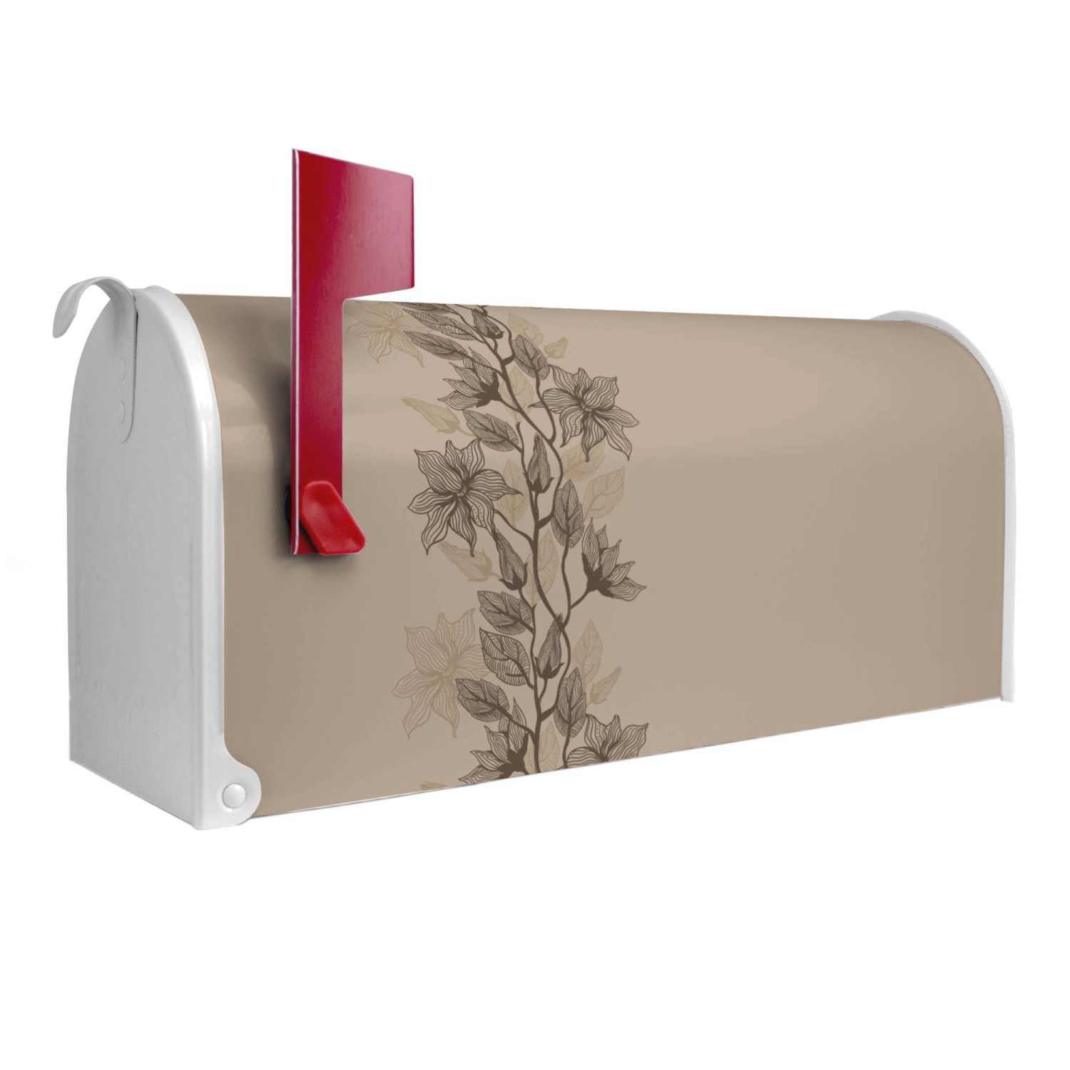 Banjado Amerikanischer Briefkasten Weiß 48x22x16cm US Mailbox Letterbox Pos günstig online kaufen