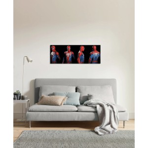 Komar Keilrahmenbild Marvel Spider-Man Portrait Photos Blau