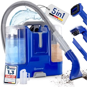 Sommertal Waschsauger WS450 Leistungsstarker 450w Motor Waschsauger mit Zubehör Selbstreinigung