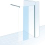 Schulte ExpressPlus Walk-In Dusche MasterClass M6, Chromoptik, 200x120cm, barrierefrei.