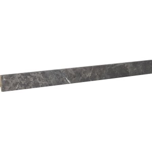 Sockelleiste Granit Anthrazit, 240 cm lang, MDF mit Kabelkanal für Wandabschluss.