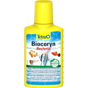 Tetra Biocoryn Wasseraufbereiter 100ml für Aquarien, reduziert Schlamm und Gerüche.