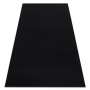 Schwarzer RugsX Läufer "Rumba" (80x300cm) mit Antirutsch-Beschichtung. Ideal als Teppich für Flur oder Küche.