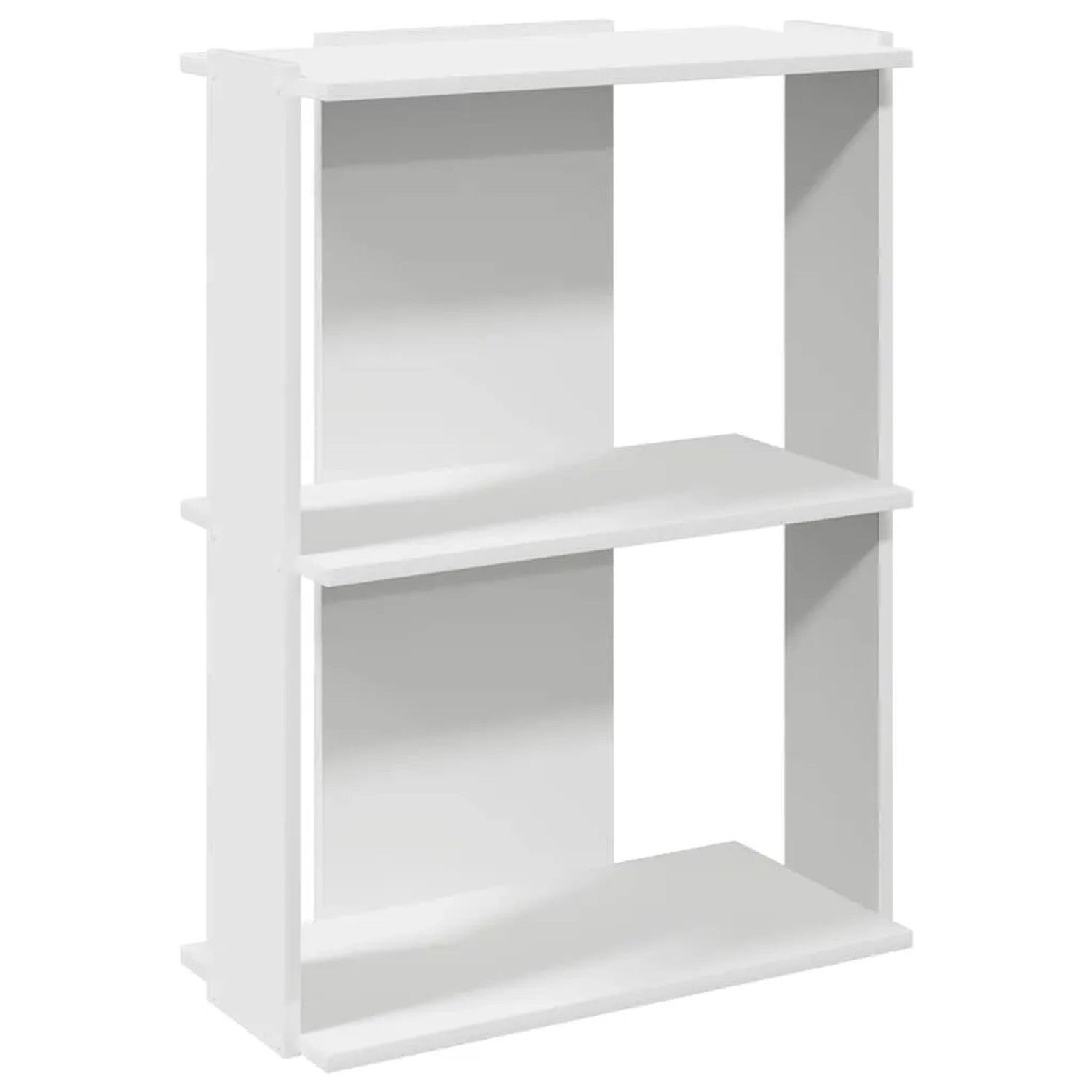 vidaXL Bücherregal 3 Böden Weiß 60x30x80 cm Holzwerkstoff 860256 günstig online kaufen