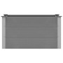 vidaXL Garten-Hochbeet WPC 100 x 50 x 54 cm Grau 43603_4