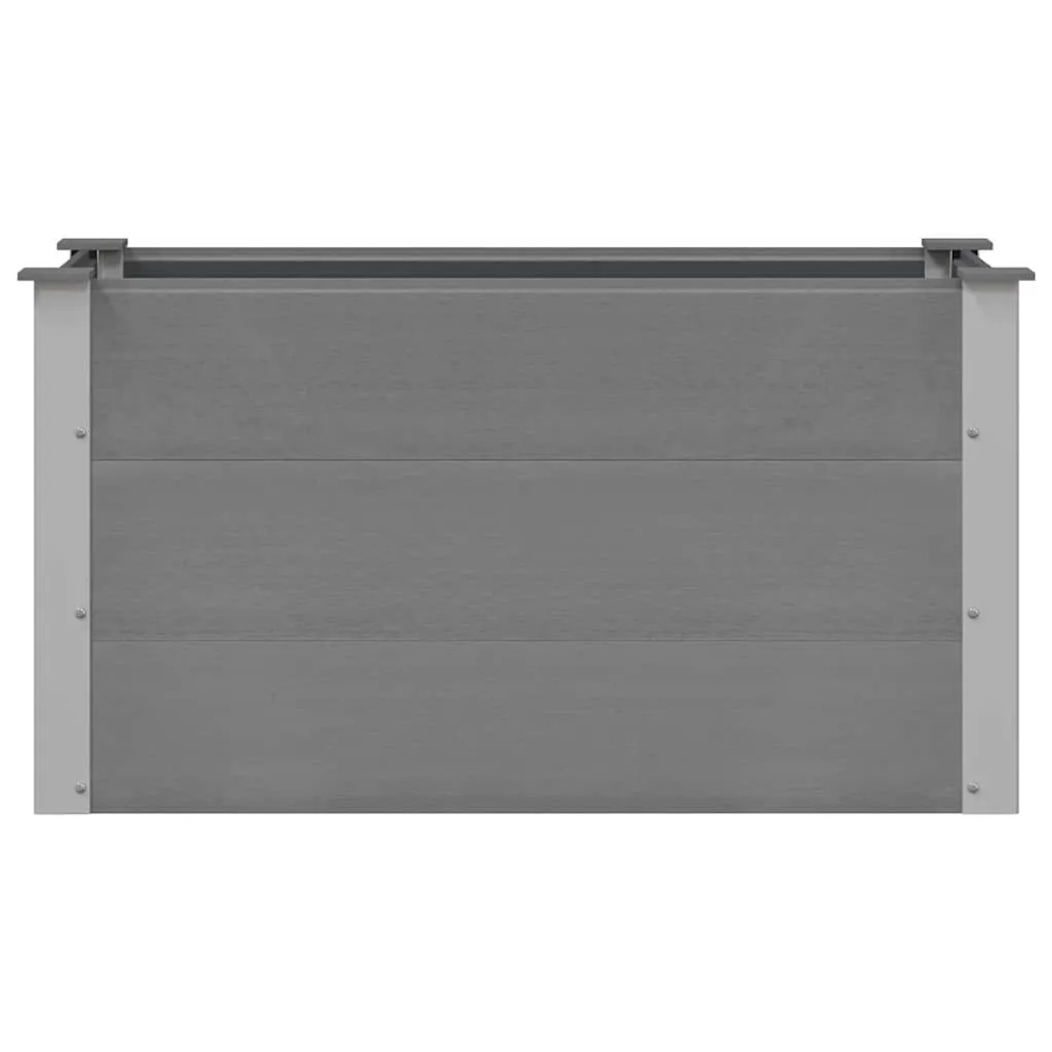 vidaXL Garten-Hochbeet WPC 100 x 50 x 54 cm Grau 43603_4