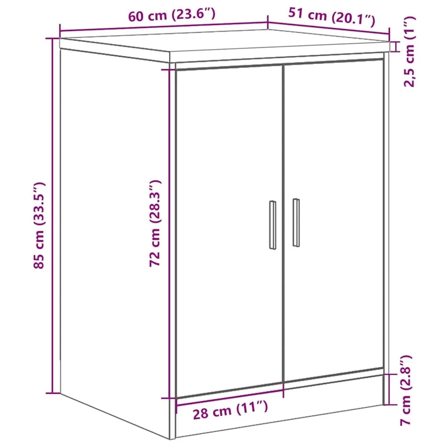 vidaXL Garagen-Aufbewahrungsschrank Altholz-Optik Massivholz Kiefer 860578_12