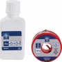 LUX Installations-Weichlöt-Set: 100g Lötdraht und 30g Flussmittel für Kupferrohre.