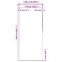 vidaXL Duschrollo 120x240 cm Blasenmuster 142867_10