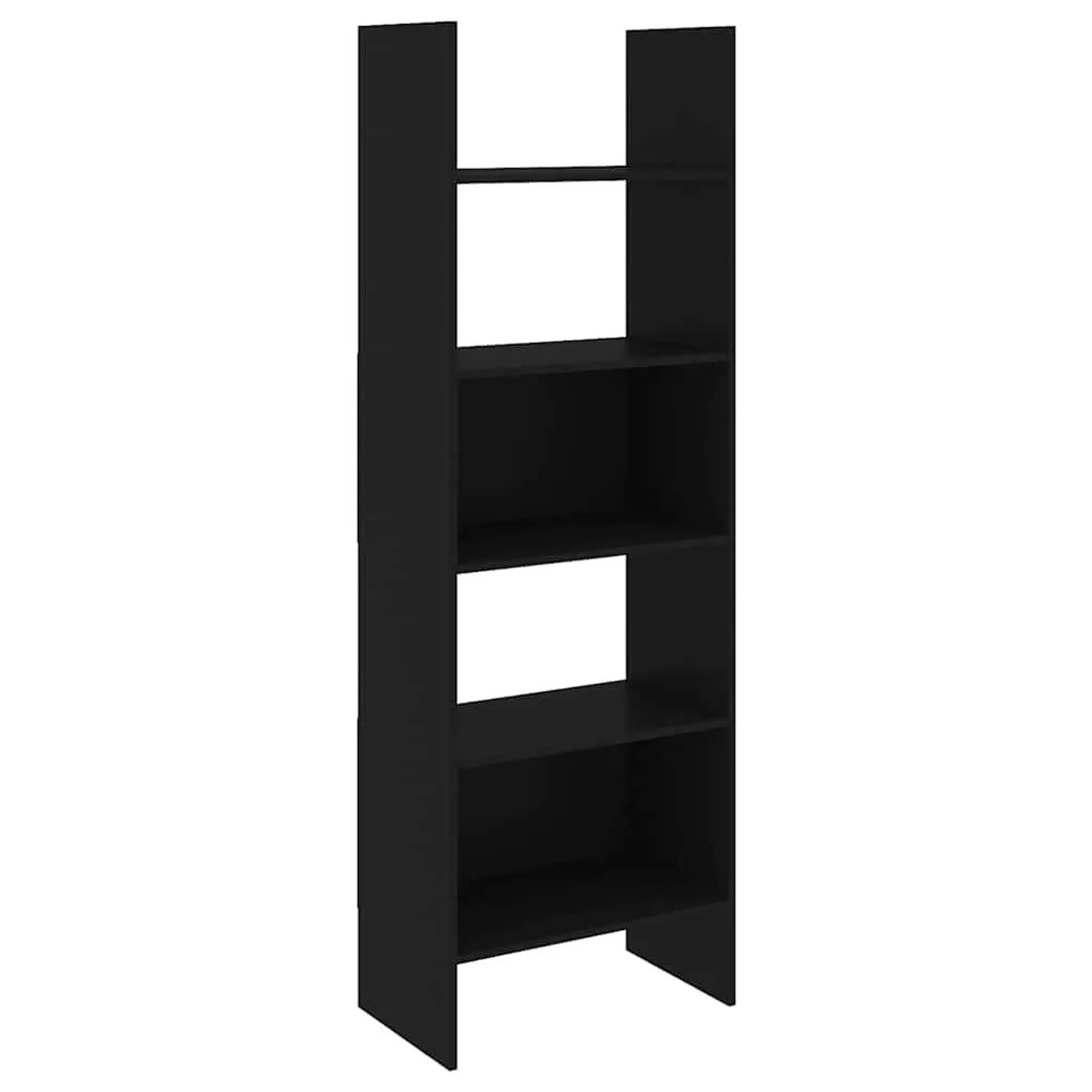 vidaXL Bücherregal Schwarz 60x35x180 cm Holzwerkstoff 803408 günstig online kaufen