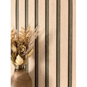 Newroom Vliestapete Berrin Beige Holzpaneele Modern Strukturiert FSC®