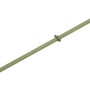 Grüner Universalstab, Ø 16 mm x 750 mm, für Zaunbau und als Rankhilfe.