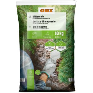 OBI Bittersalz 10kg Sack: Magnesiumdünger gegen Nadelbräune für ca. 100m².