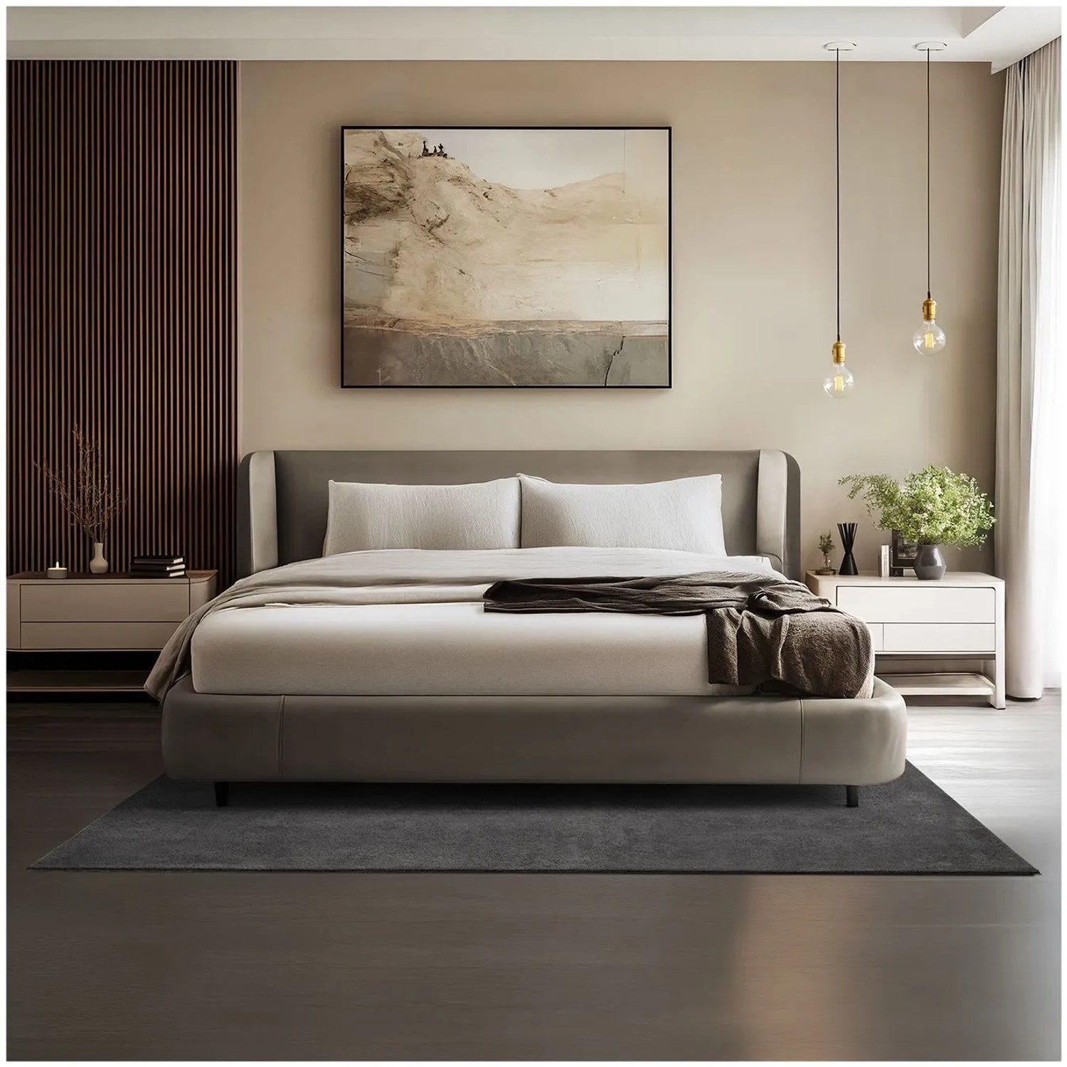 Tectake Kurzflorteppich Soft Zone Verschiedene Größen und Farben Flauschige Oberfläche  1630 G M² Florgewicht 140 x 200 cm 140 x 200 x 1 50 cm Anthraz
