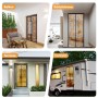 Sekey Insektenschutz-Tür mit Schmetterlingsmotiv, magnetisch, an Balkon, Schlafzimmer, Terrasse, Caravan. Vielseitiger Mückenschutz.