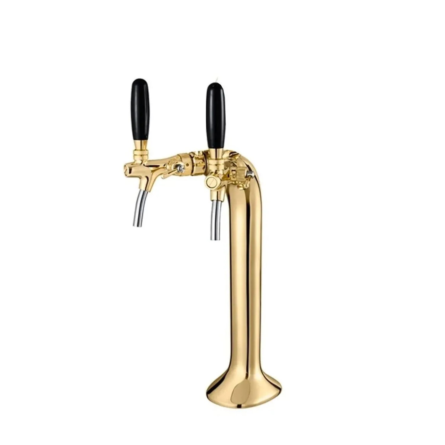Ich-Zapfe Schanksäule Bierzapfsäule 2- Gold Metall