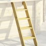 Holzleiter für Karibu Pool X2, Leiter aus Holz für den Pool.