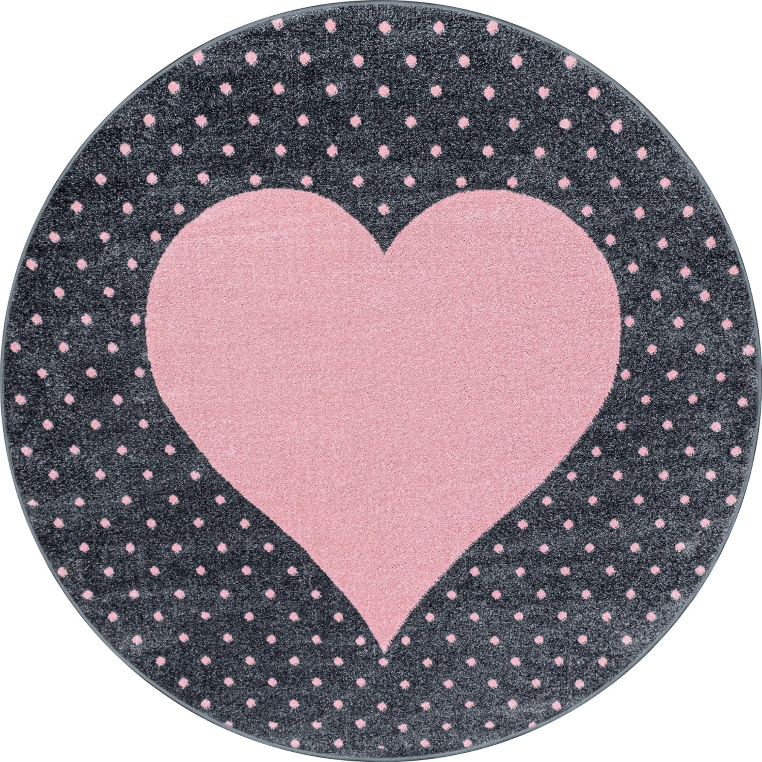 Ayyildiz Kinderteppich Bambi 830 Pink 120 cm Rund