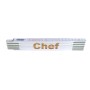 Stabila Zollstock Chef, 2 m, mit Lasergravur. Messwerkzeug aus Holz mit Chef Gravur.