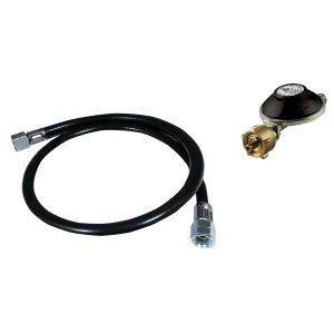 Enders Gasschlauch-Kit für DE/AT: 80 cm Schlauch mit Gasdruckregler für sicheres Grillen.