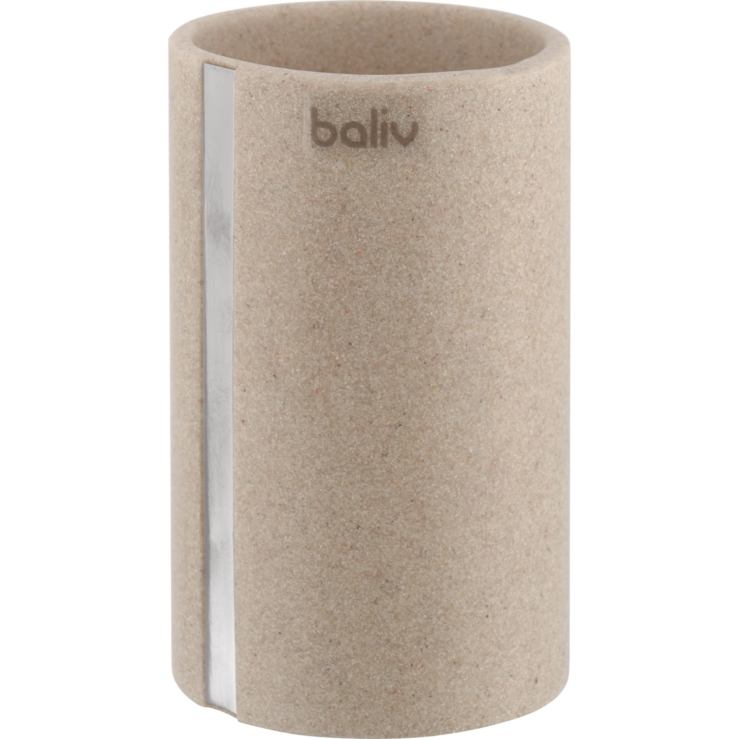 baliv Zahnputzbecher Polyresin Sandbeige