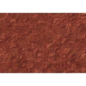 Komar Vlies Fototapete Red Slate Tiles, rote Schiefer Optik, 400x280cm