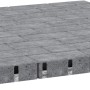 Graue Rechteck-Pflastersteine aus Beton, 20x10x6 cm, für Gartenwege und Einfahrten.