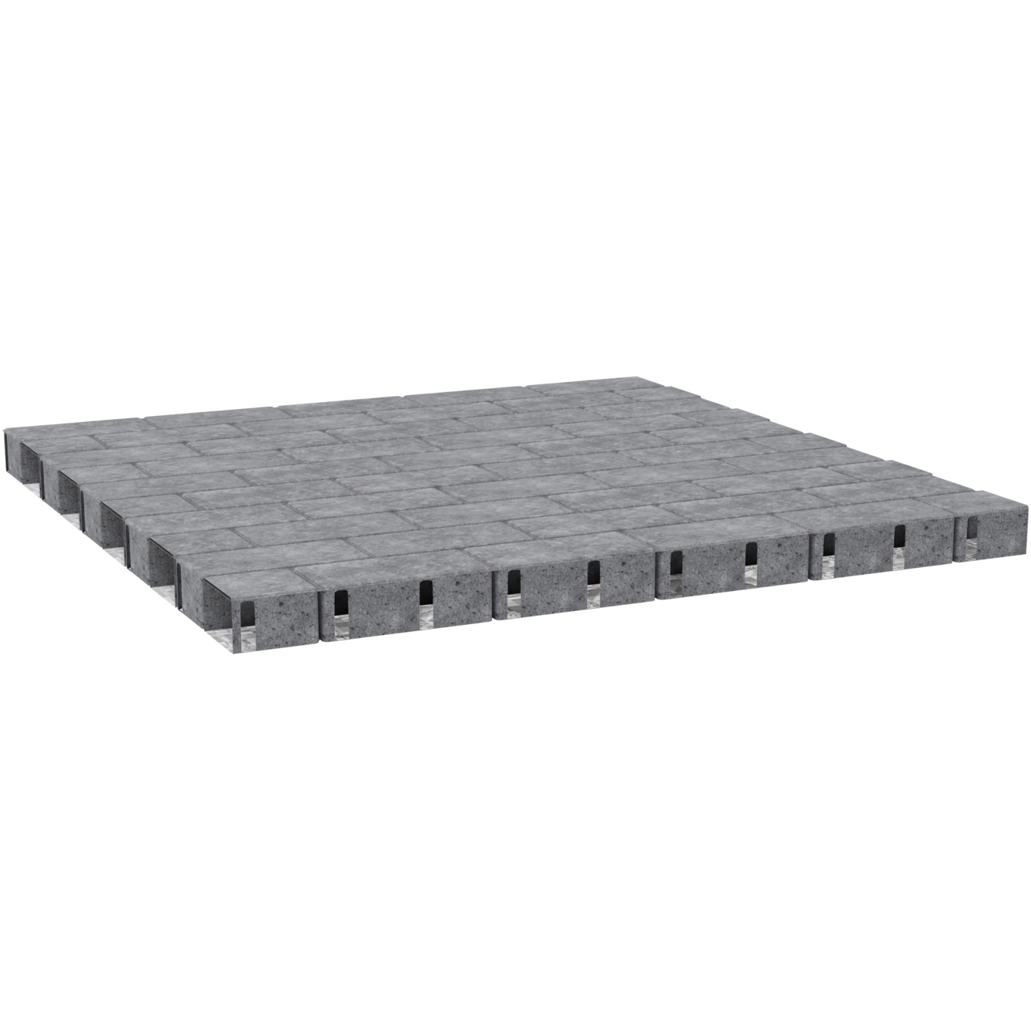 RechteckPflaster Beton Grau 20 cm x 10 cm x 6 cm kaufen bei OBI