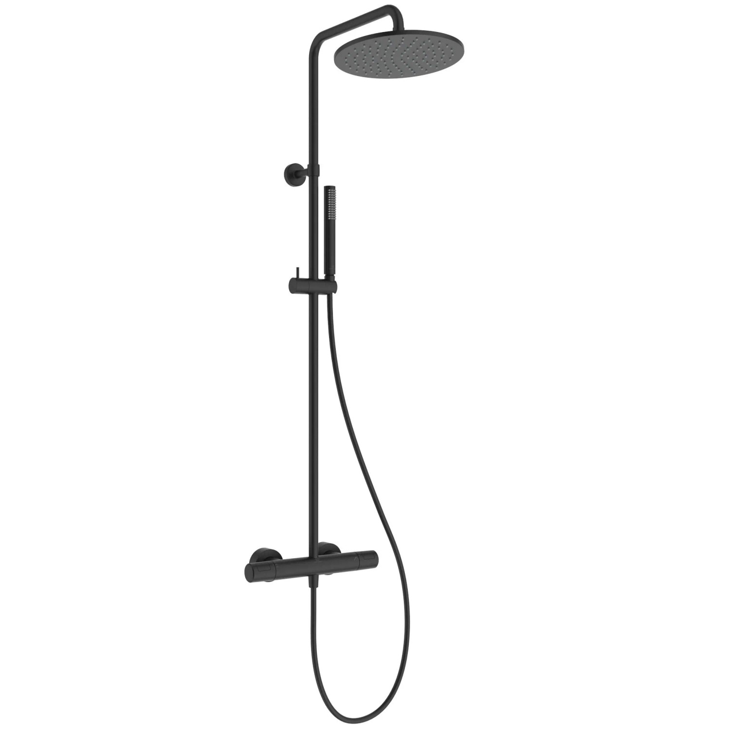 Ideal Standard Alero Duschsystem Schwarz Matt