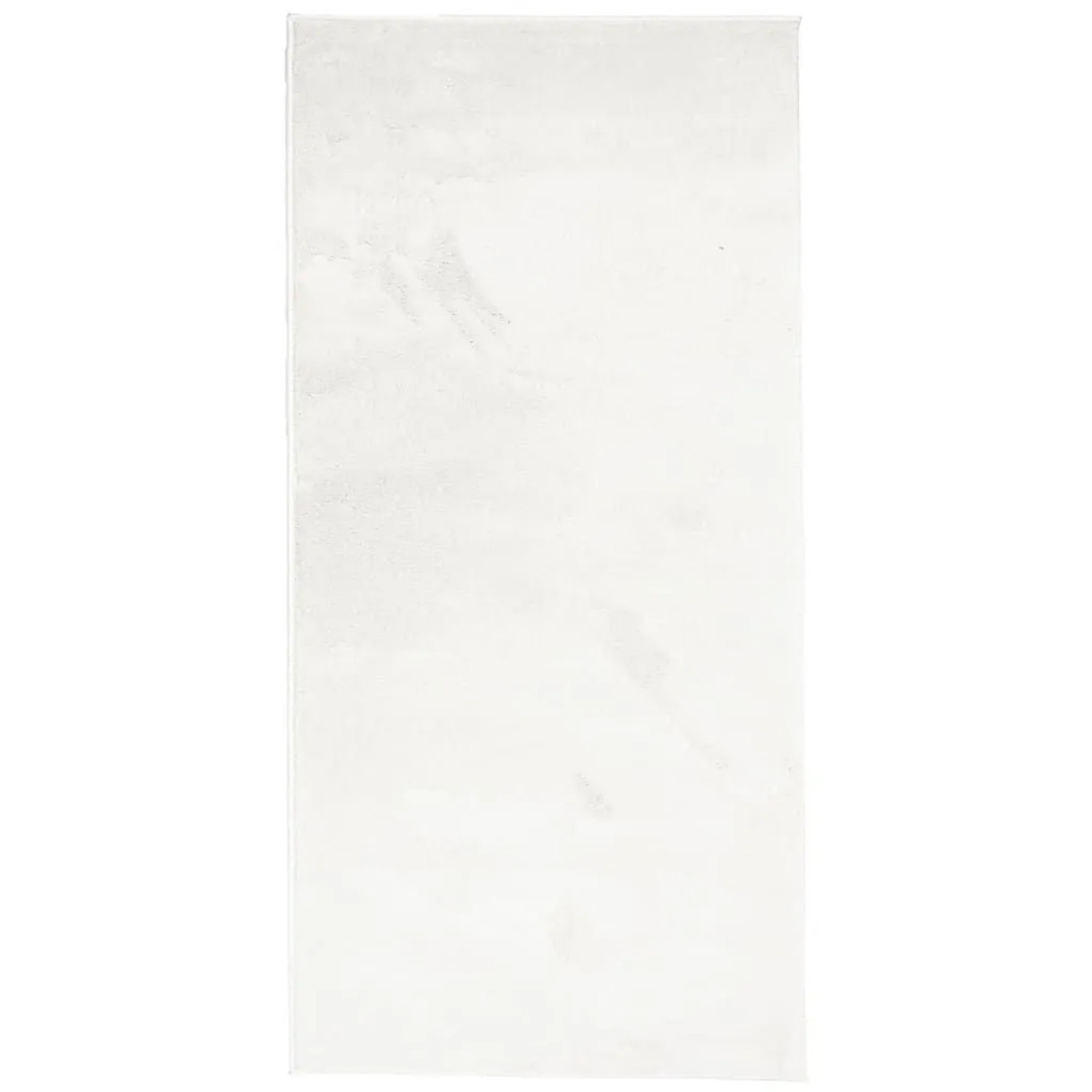 vidaXL Teppich OVIEDO Kurzflor Creme 100x200 cm 375510 günstig online kaufen