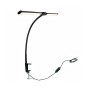 Relaxdays Schreibtischlampe Metall Schwarz Klemmbar LED 50 cm x 61 cm x 5,5 cm
