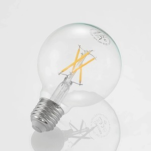 Arcchio E27 LED Lampe, 4W, Glas, warmweiß, E27 Fassung
