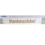 Stabila Zollstock 2m mit Lasergravur "Dankeschön", Messwerkzeug für Heimwerker.