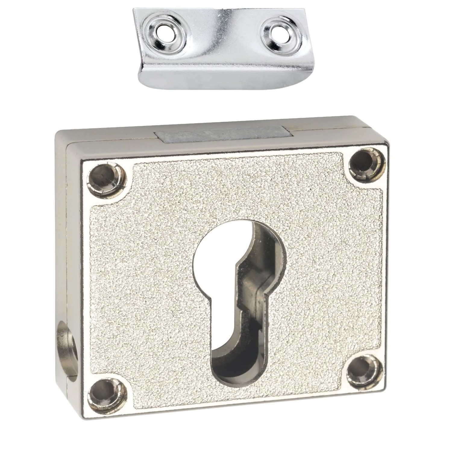 SOTECH JUNIE PZ Aufschraub Riegelschloss Dornmaß 25 mm Anschlag Oben für Nach Unten Öffnende Schrankklappen Möbelschloss...