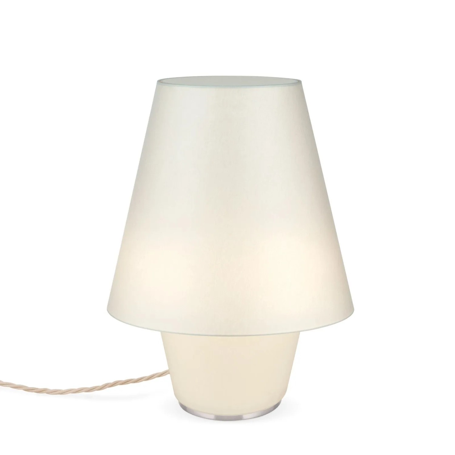 Orion Leuchten Tischleuchte Twins Small 1 x E27 Creme