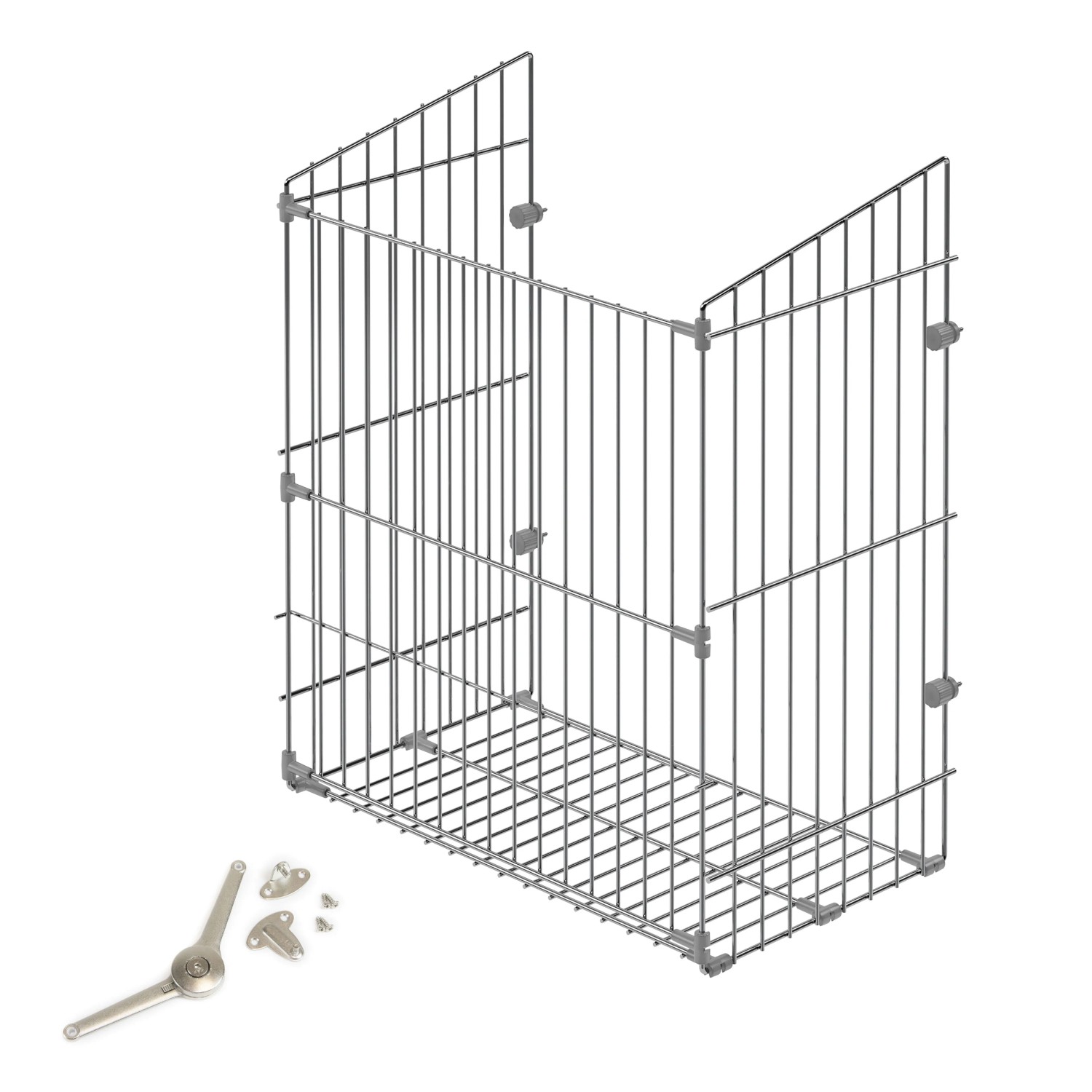 Emuca Auszugswagen TitanteStar mit Schließautomatik Modul 400 mm Stahl Anthrazitgrau