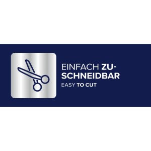 Symbol: Einfach zuschneidbare tesa® Insect Stop Nachfüllrolle Fiberglas anthrazit.