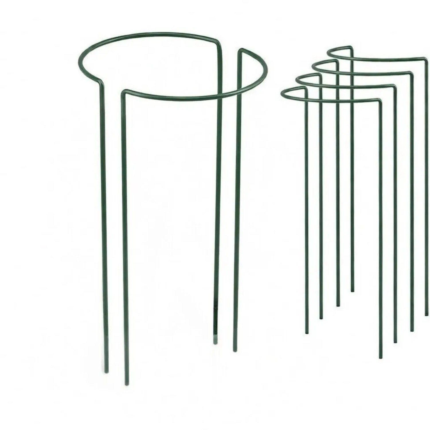 TTL GARDEN Strauchstütze 160x40cm 4er Set Pflanzenhalter Für Sträucher Stauden Rosen Rankhilfe Metall Stabil