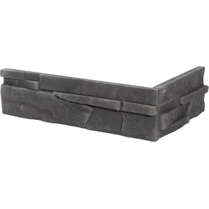 Stegu Madera Graphit Verblender Ecke aus Beton für Innen & Außen.