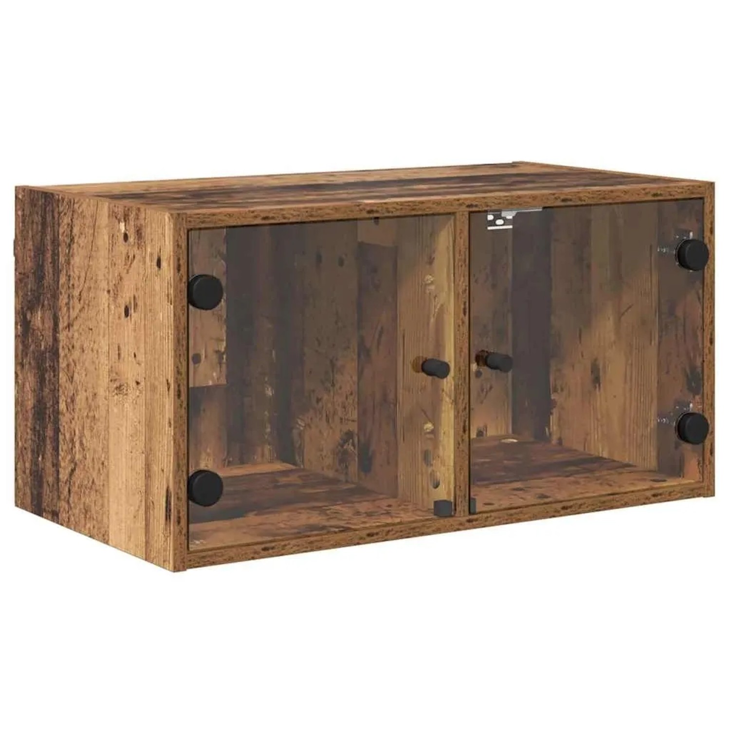 vidaXL Wandschränke 2 Stk Altholz 68 x 37 x 35 cm Holzwerkstoff 882914