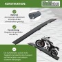 TRUTZHOLM Auffahrrampe, 205 cm, klappbar, Alu, für Motorrad, Quad, Rasentraktor