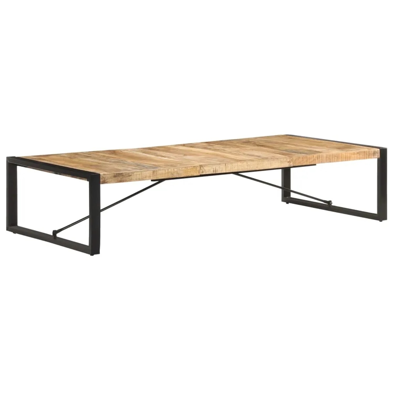 vidaXL Couchtisch 180x90x40 cm Raues Mangoholz 321588