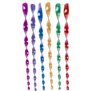 Windspirale aus Kunststoff, verschiedene Farben, 60cm, Gartendeko.