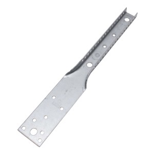 Protektor Nonius Unterteil, 190mm, Stahl silber, für Holzabhängung im Trockenbau.