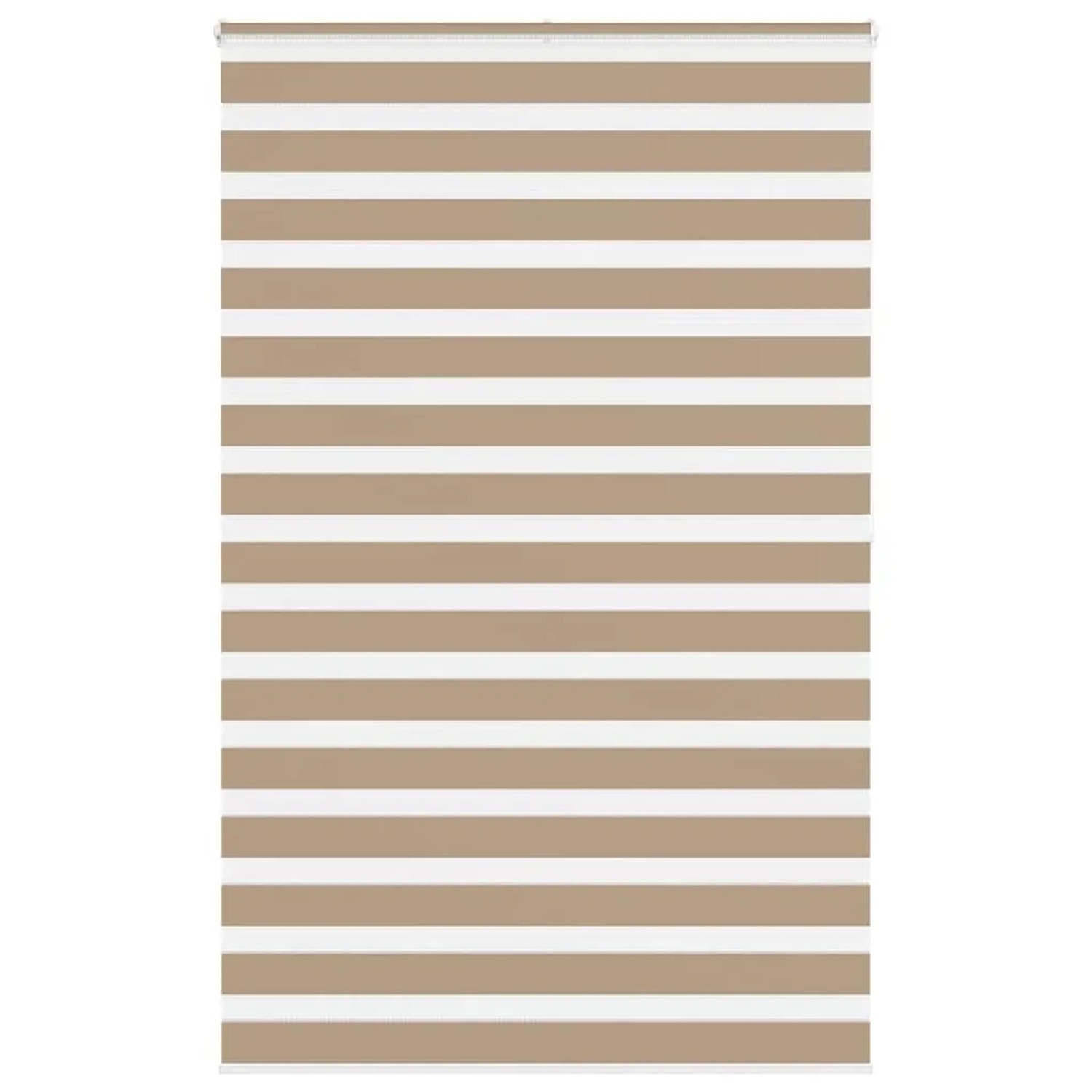 vidaXL Doppelrollo Sandbraun 150x200 cm Stoffbreite 145,9 cm Polyester 4014583