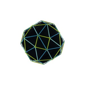 TP Toys Klettergerüst Metal Dome blau, Kletterkuppel mit Sandkasten für Kinder ab 3 Jahren.