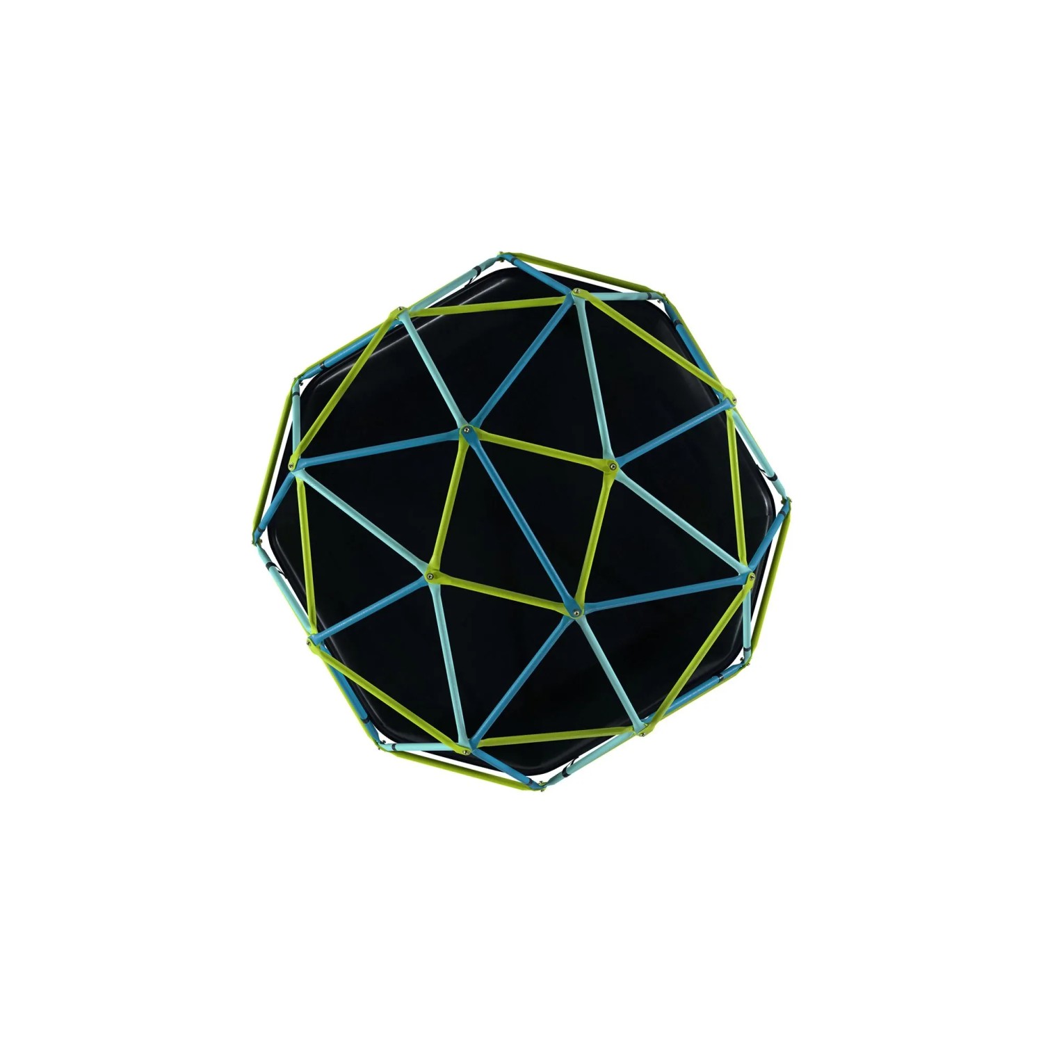 TP Toys Klettergerüst Metal Dome blau, Kletterkuppel mit Sandkasten für Kinder ab 3 Jahren.