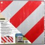 Calima Warntafel 2in1 für Spanien/Italien, rot/weiß gestreift, für Wohnmobile, Wohnwagen & Anhänger.